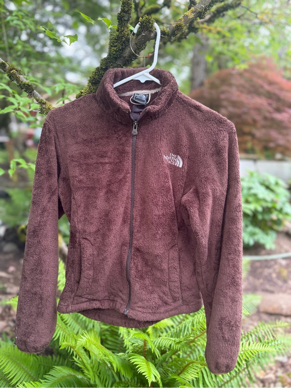 The North Face Women's Dark Brown Teddy Fleece Jacket